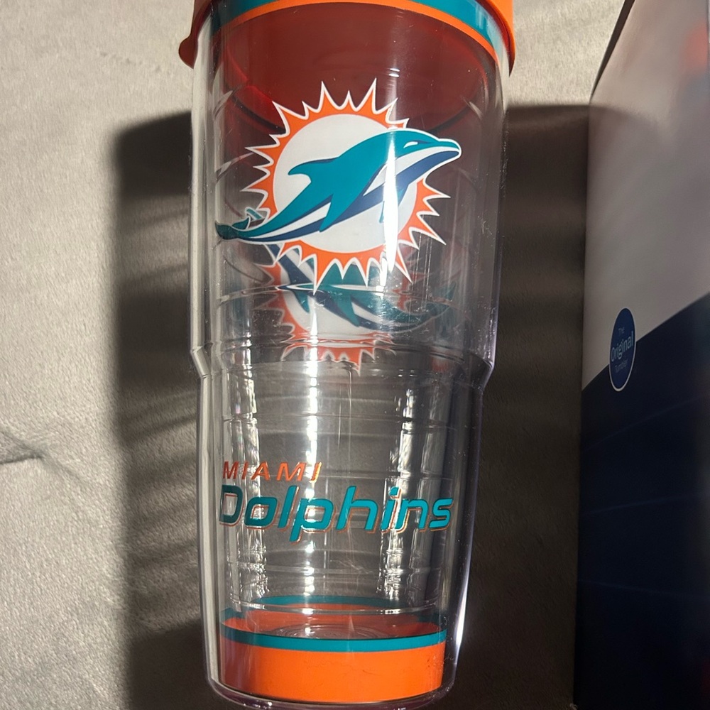 Tervis Miami Dolphins Tumbler with Orange Lid